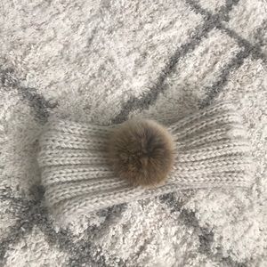 Rabbit fur head band